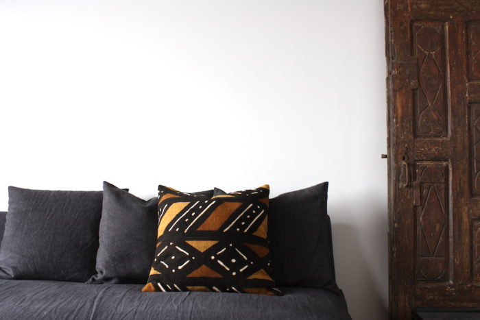 mudcloth cushion